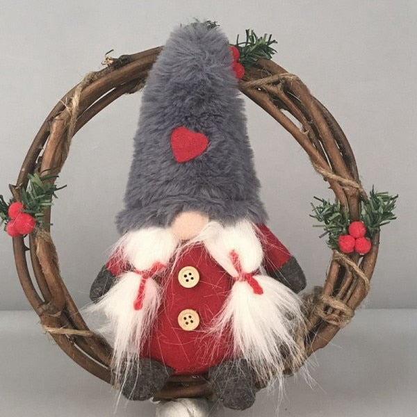 Santa Claus Snowman Elk Dolls Christmas Ornaments Merry Christmas Favor Party Decorations for Home New Year Gift