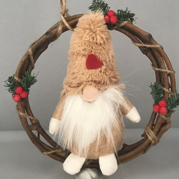 Santa Claus Snowman Elk Dolls Christmas Ornaments Merry Christmas Favor Party Decorations for Home New Year Gift