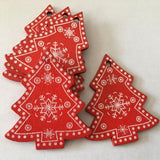 New Year 2020 Natural Snowflake Wood Pendant & Drop Ornaments Christmas Tree Wood Craft Xmas Tree Decorations for Home 2019 Noel
