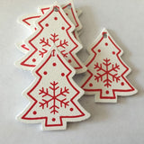 New Year 2020 Natural Snowflake Wood Pendant & Drop Ornaments Christmas Tree Wood Craft Xmas Tree Decorations for Home 2019 Noel
