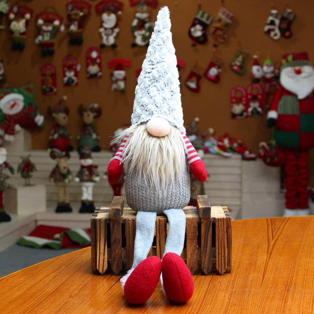 Santa Claus Snowman Elk Dolls Christmas Ornaments Merry Christmas Favor Party Decorations for Home New Year Gift