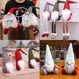 Santa Claus Snowman Elk Dolls Christmas Ornaments Merry Christmas Favor Party Decorations for Home New Year Gift