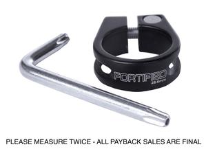 Payback Bike Seat Security Fortified Bicycle  28.6mm / Black